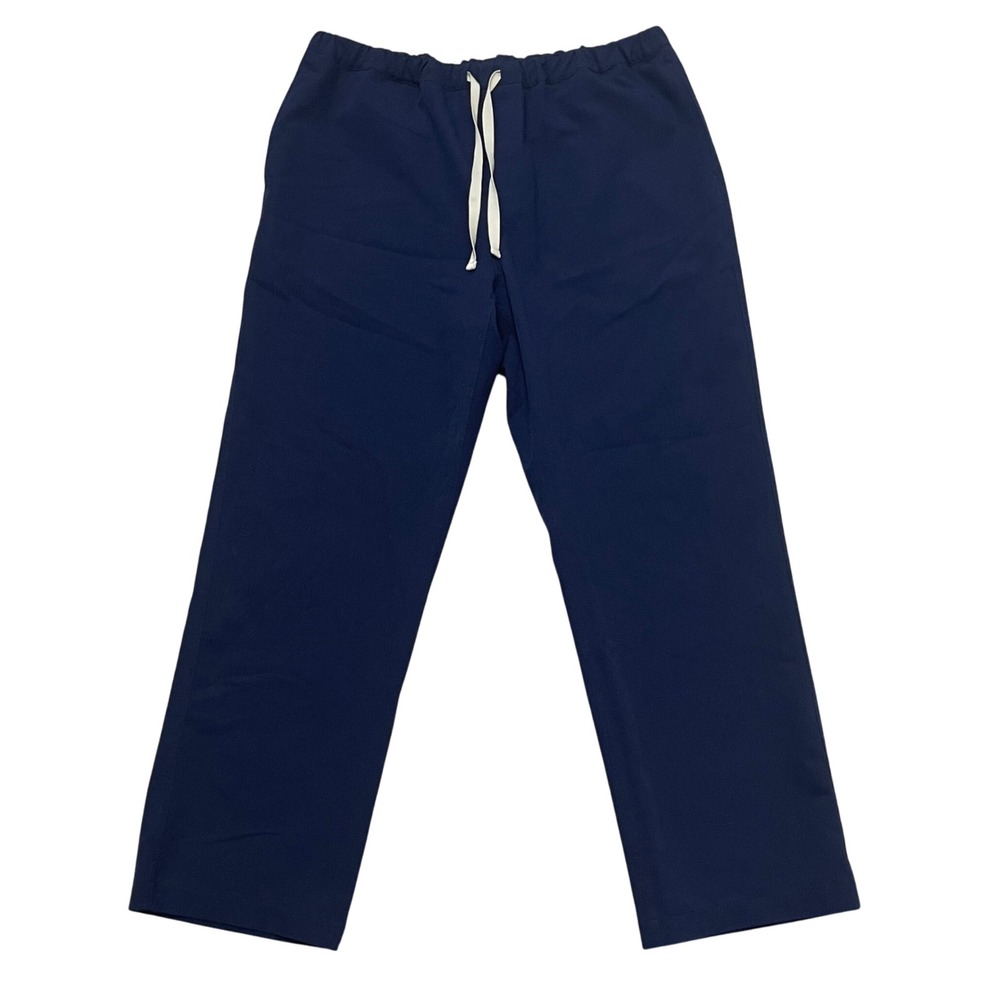 FIGS Technical‎ Collection Navy Blue Scrub Pants Drawstring Pockets Large/Short